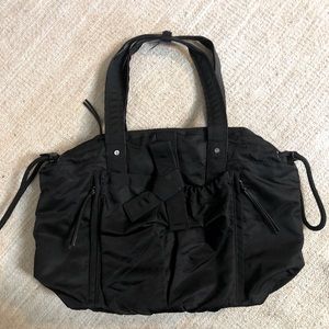 Extra large black Lululemon duffel bag